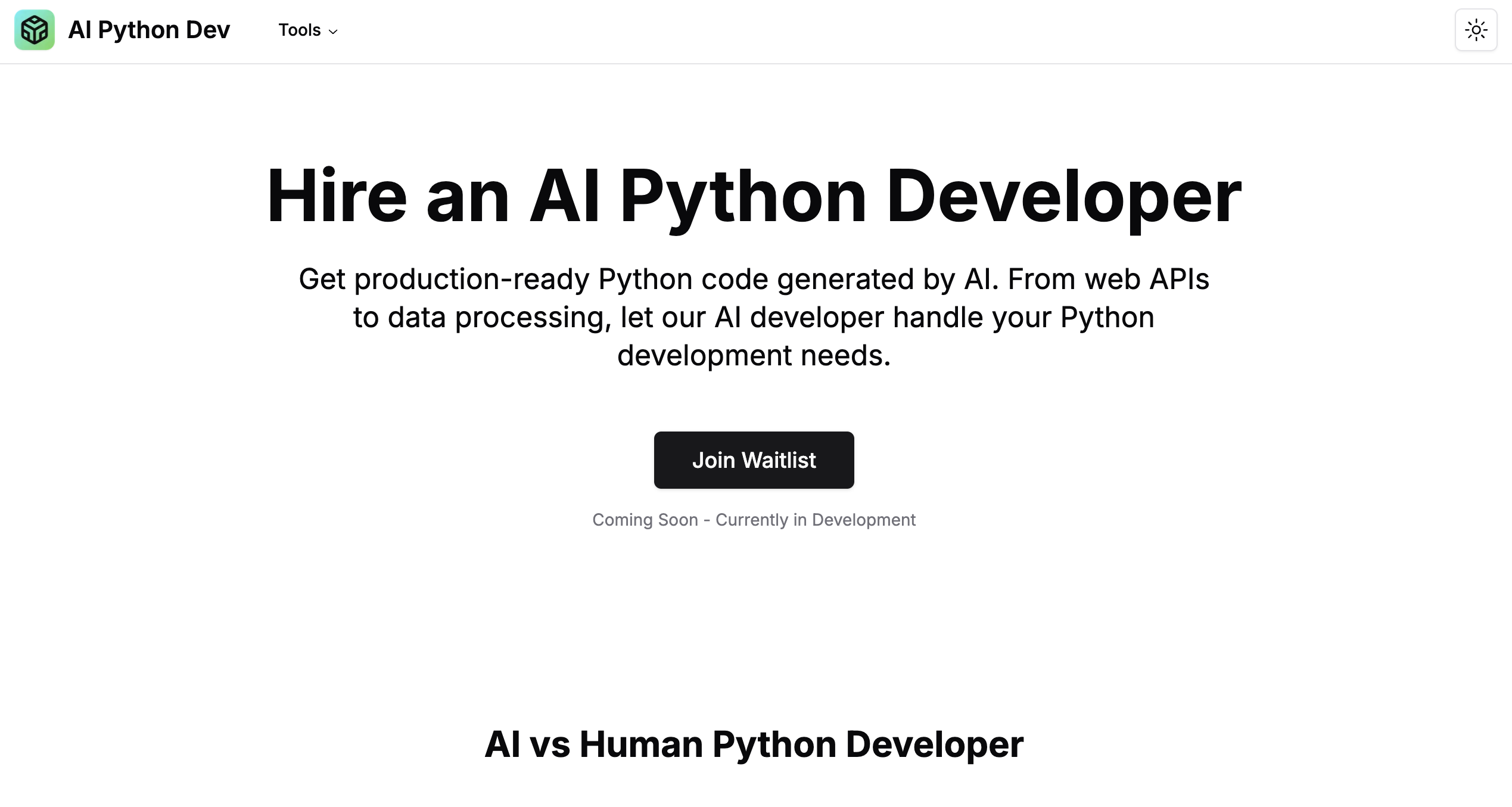 AI Python Developer